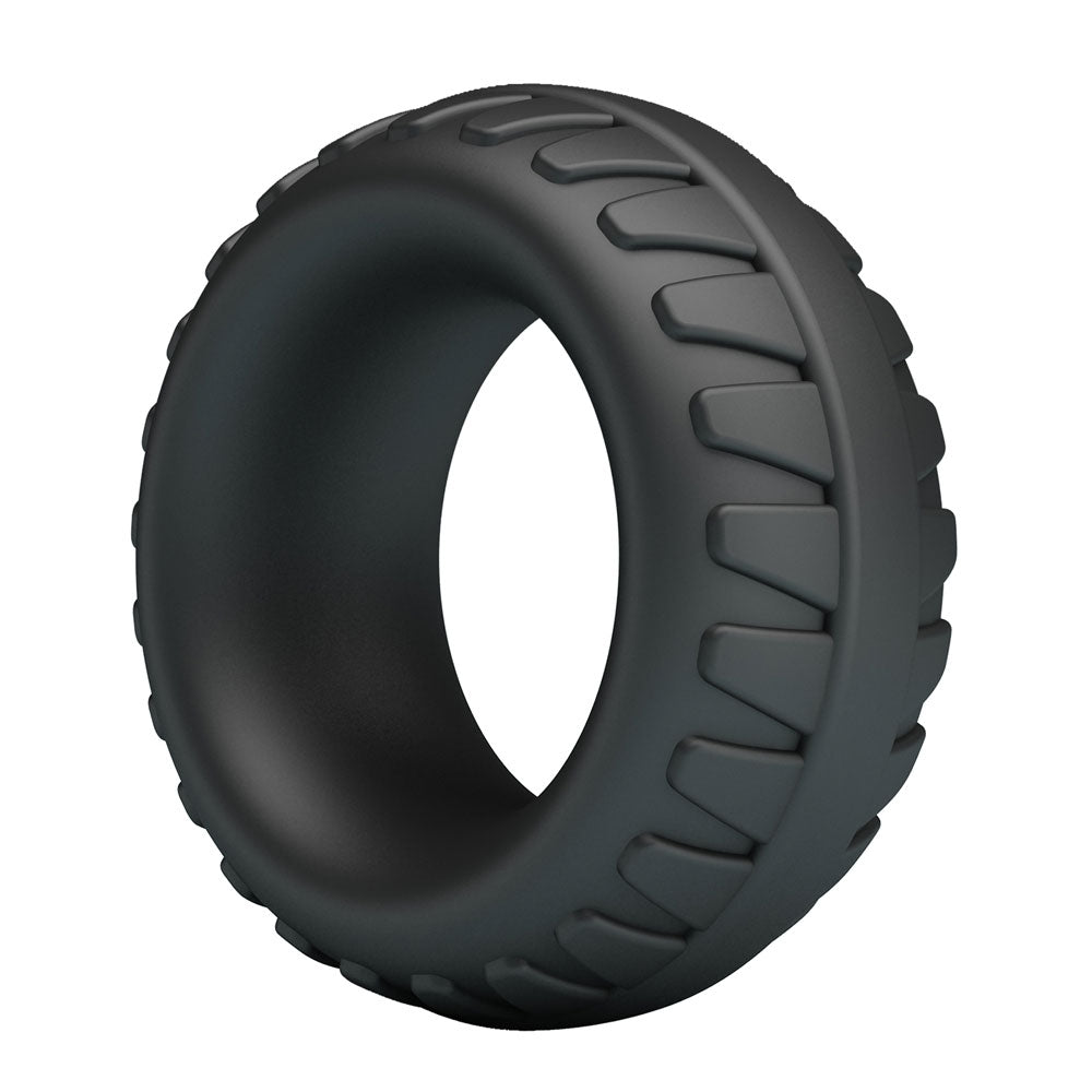 Pretty Love Dilson Super Soft Silicone Cock Ring — 50mm Black - BI-210353