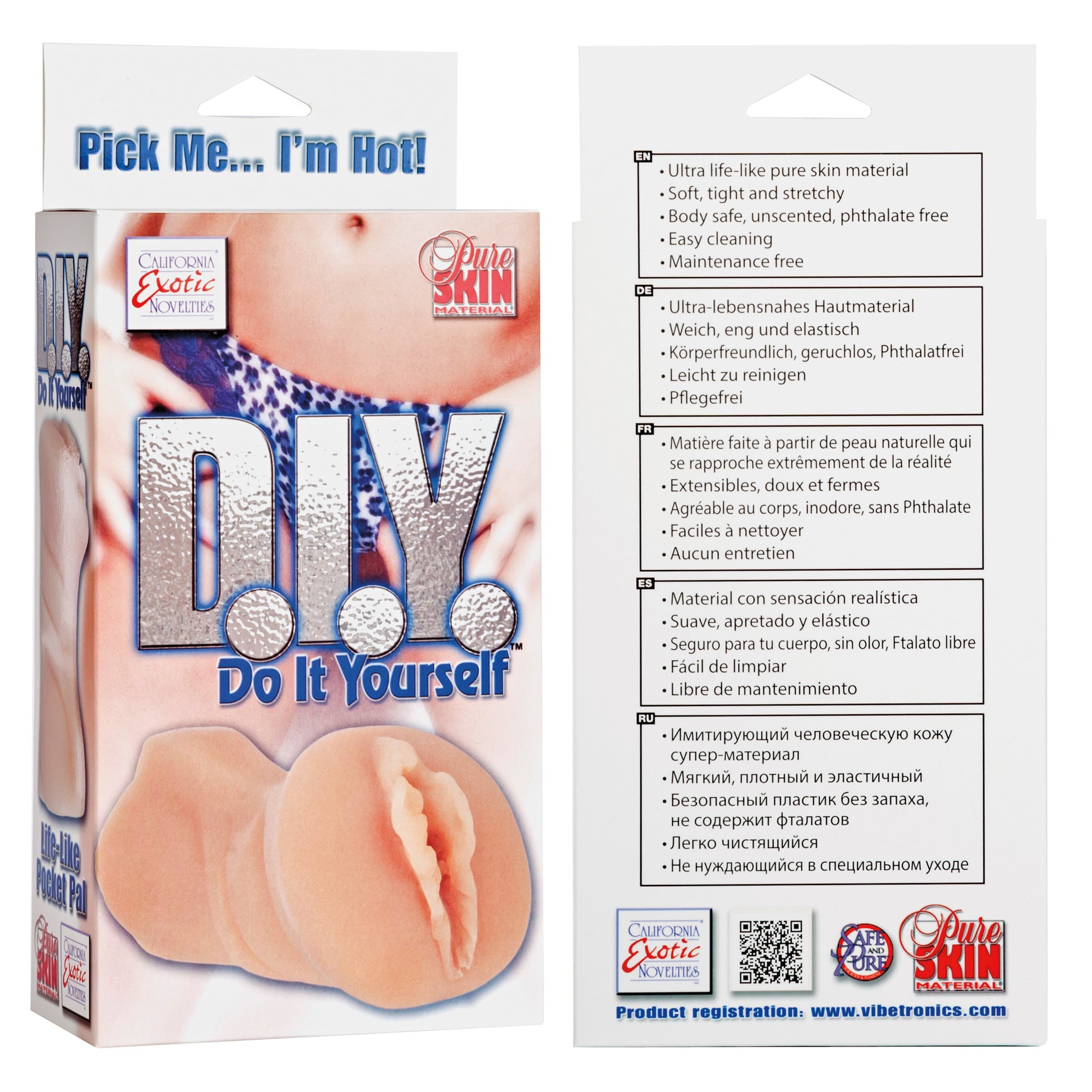 d.i.y Do It Yourself Pocket Pal - Ivory by CalExotics