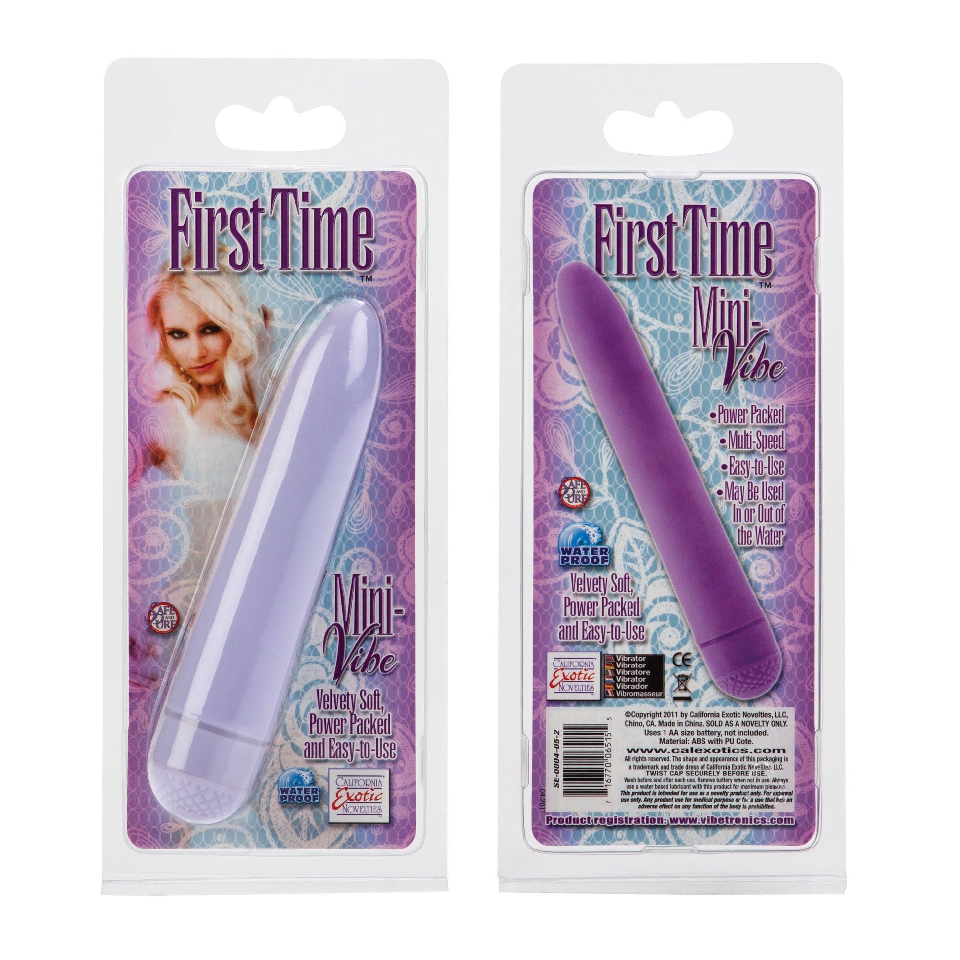 First Time Mini Vibe - Purple by CalExotics