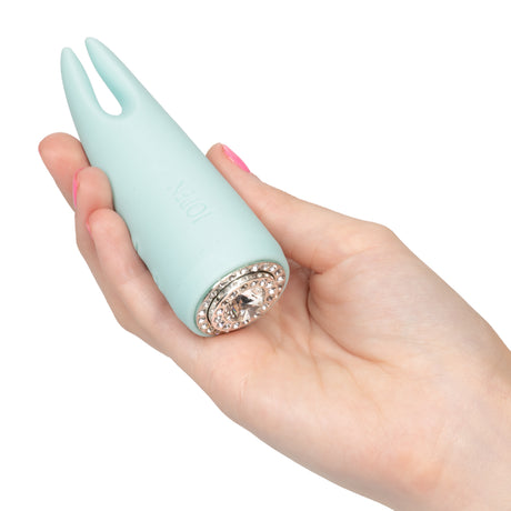 JOPEN Pav Diana Travel-Size Dual-Teaser Vibrator with Crystal Accents - JO8005303