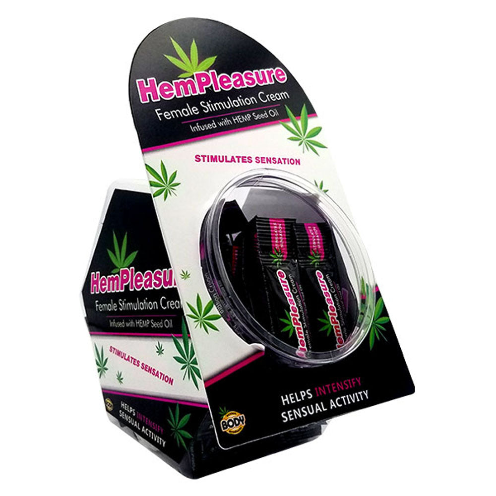 Body Action Hempleasure Maximum Strength Arousal Cream — 50 Sample Pack - BA-HMPSPDJ