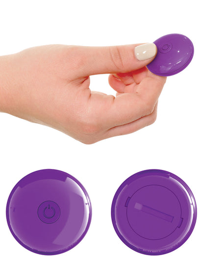 Threesome Rock n' Ride Silicone Vibrator - Purple by Pipedream