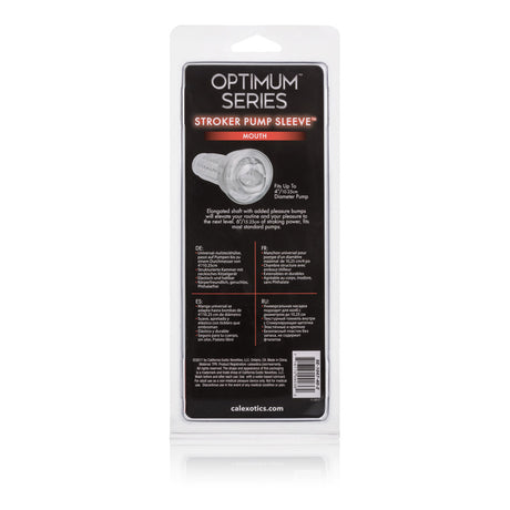 CalExotics Optimum Series Mouth Stroker Pump Sleeve - SE1047402