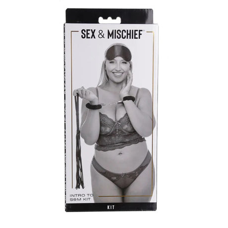 Sportsheets Intro to Sex and Mischief Bondage Kit — Black - SS100-31