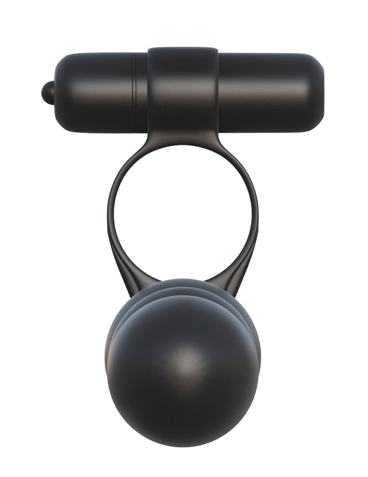 Fantasy C-Ringz Posable Partner Double Penetrator - Black by Pipedream