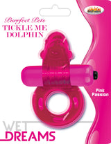 Hott Products Purrfect Pet Tickle Me Dolphin Bullet Vibrator, Magenta - HTP2132