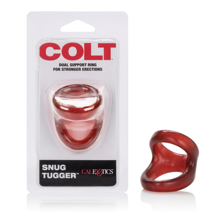 CalExotics Colt Snug Tugger Dual Enhancer Ring — Red - SE6845112