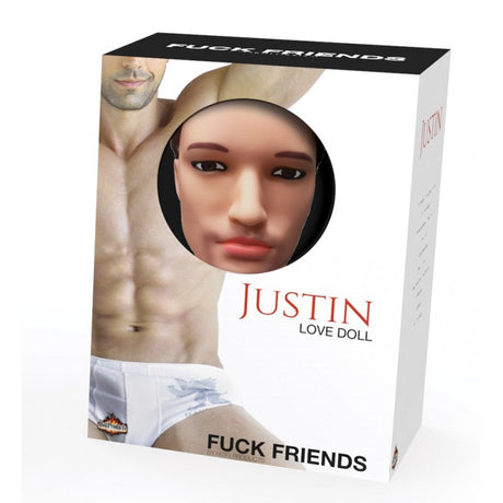 Hott Products Justin Love Doll with 7in Dildo, 14in Body - HTP3148