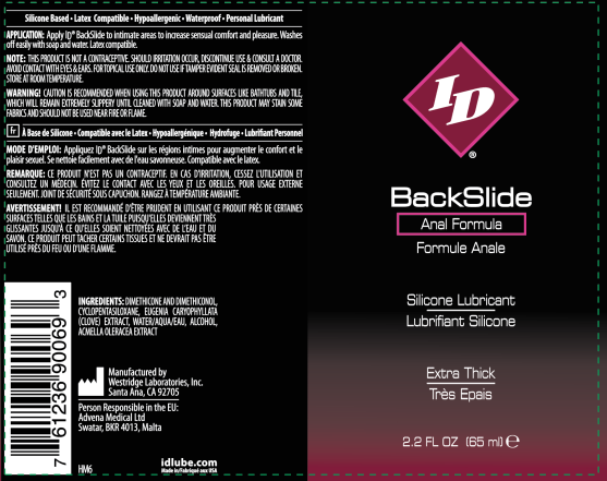 ID Backslide Silicone Lubricant 2.2 Oz by I.D. Lubricants