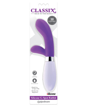 Classix Silicone G-Spot Rabbit - Purple by Classix