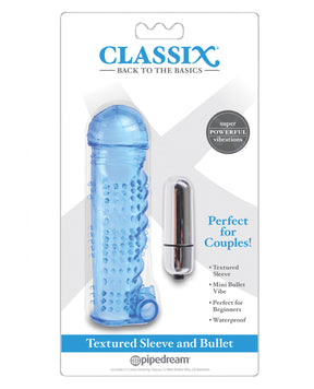Classix Textured Sleeve & Bullet - Blue by Classix