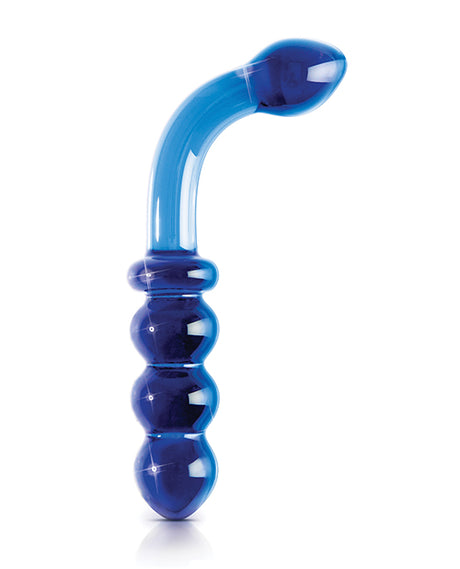 Icicles No. 31 Hand-Blown Glass G-Spot Massager - Blue