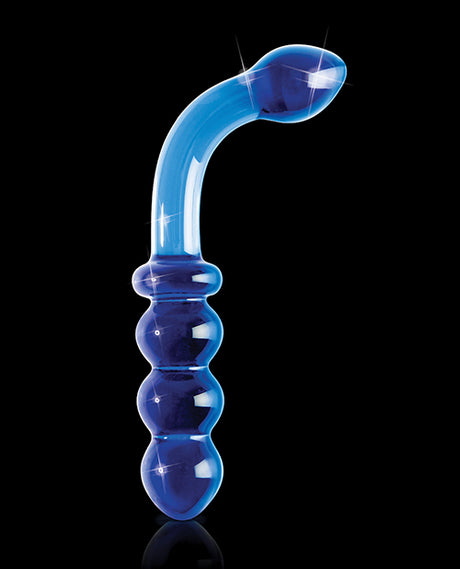 Icicles No. 31 Hand-Blown Glass G-Spot Massager - Blue