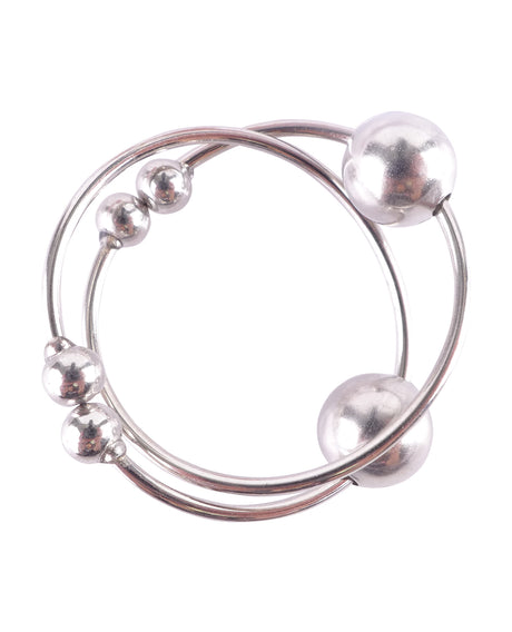 Fetish Fantasy Series Nipple Bull Rings - Silver (Non-Piercing)