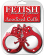 Fetish Fantasy Series Anodized Cuffs - Red by Fetish Fantasy Series