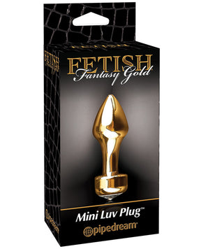 Fetish Fantasy Gold Mini Luv Plug - Gold by Fetish Fantasy Gold