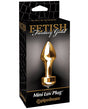 Fetish Fantasy Gold Mini Luv Plug - Gold by Fetish Fantasy Gold