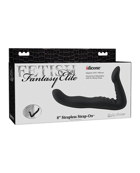 Fetish Fantasy Elite 8" Strapless Strap On - Black by Fetish Fantasy Elite