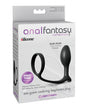 Anal Fantasy Ass-Gasm Cockring Beginners Plug - Black by Anal Fantasy Collection