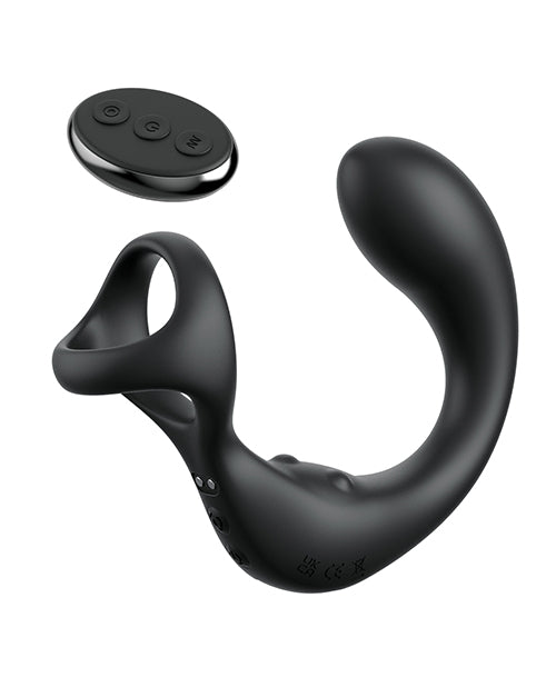 Anal Fantasy Elite Ass-Gasm Taint-Alizer P-Spot Vibrator — Black