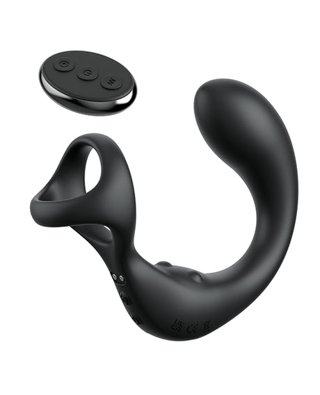 Anal Fantasy Elite Ass-Gasm Taint-Alizer P-Spot Vibrator — Black