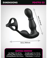 Anal Fantasy Elite Slide & Glide P-Spot Stimulator – Black