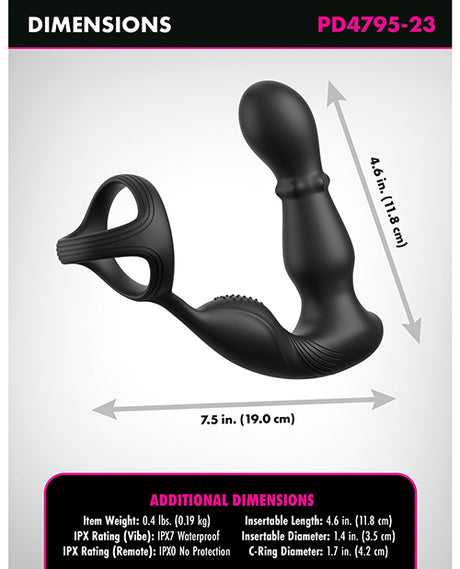 Anal Fantasy Elite Slide & Glide P-Spot Stimulator – Black