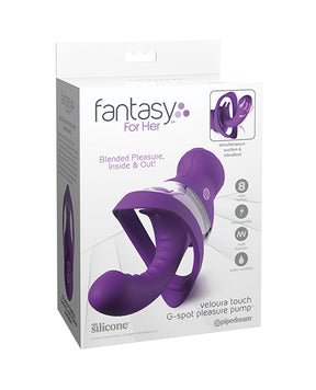 Fantasy For Her Veloura Touch G-Spot Pleasure Pump - Purple by Fantasy For Her