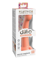 Dillio Platinum 6" Secret Explorer Silicone Dildo - Peach by Dillio