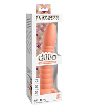 Dillio Platinum 7" Wild Thing Silicone Dildo - Peach by Dillio