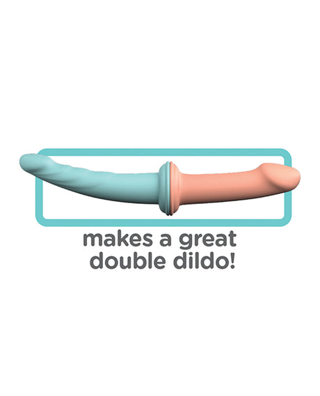 Dillio Platinum Body Dock SE Fantasy Kit — 2 Platinum Silicone Dildos