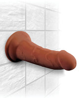 King Cock Plus 6" Triple Density Cock - Brown by King Cock