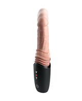 King Cock Plus Thrusting Cock Pro — Light, Heated Thrusting Toy