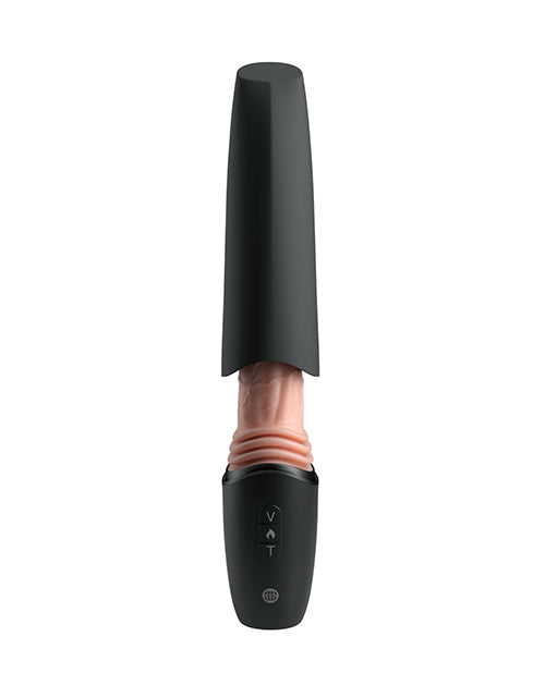 King Cock Plus Thrusting Cock Pro — Light, Heated Thrusting Toy