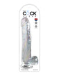 King Cock Clear 11" Cock w/Balls - Clear by King Cock