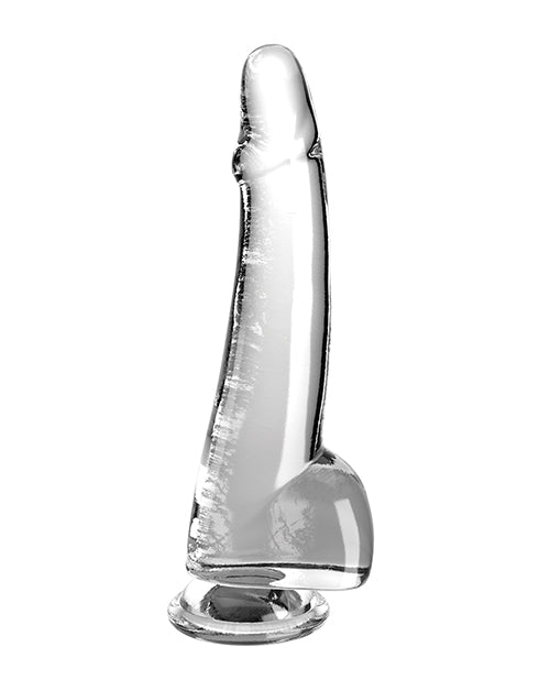 King Cock Clear 10-inch Dildo with Suction Cup Base