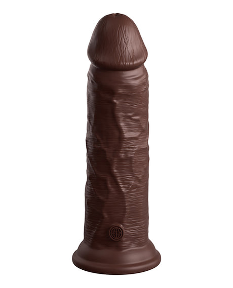 King Cock Elite Dual Density Silicone Dildo, 8-inch — Brown