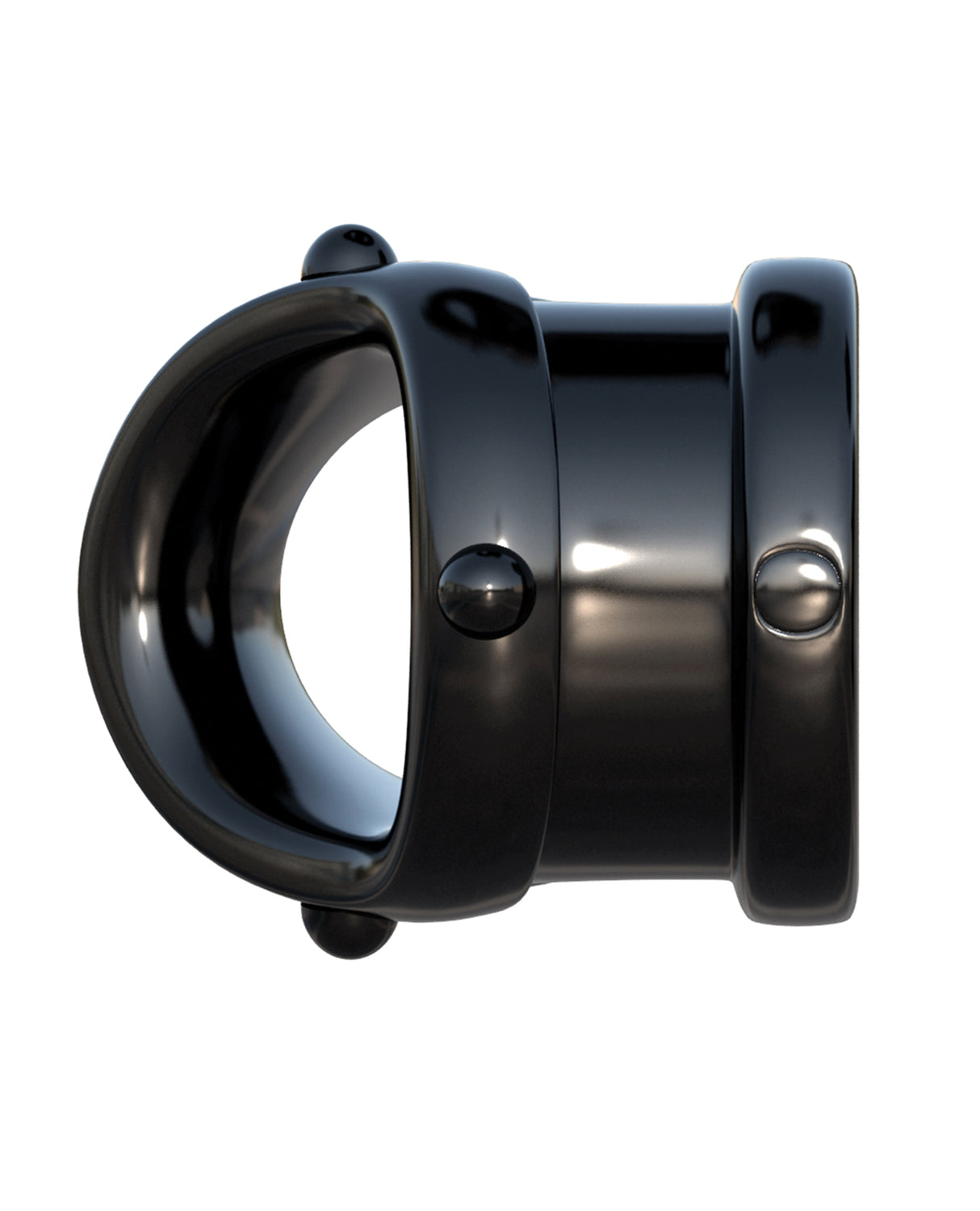 Fantasy C-Ringz Rock Hard Cock Pipe - Black by Fantasy C-Ringz