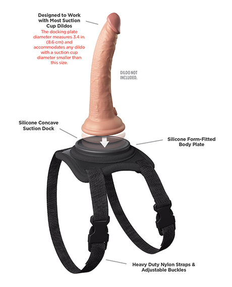 Body Dock Lap Strap with Suction Docking Plate