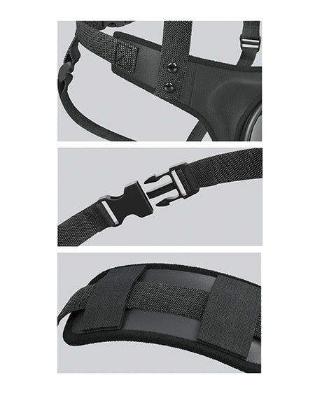 Body Dock Strap-On Suspenders with Suction Dock