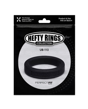 Perfect Fit Hefty Ring 1.4" Silicone - Black by Perfect Fit