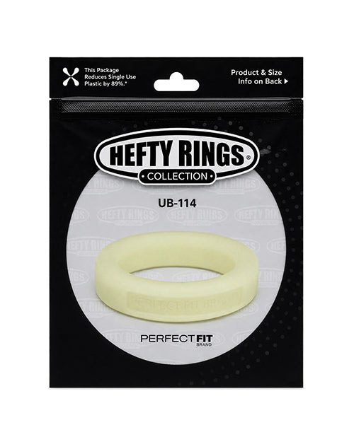 Perfect Fit Hefty Ring 1.4" Silicone - Glow In The Dark by Perfect Fit