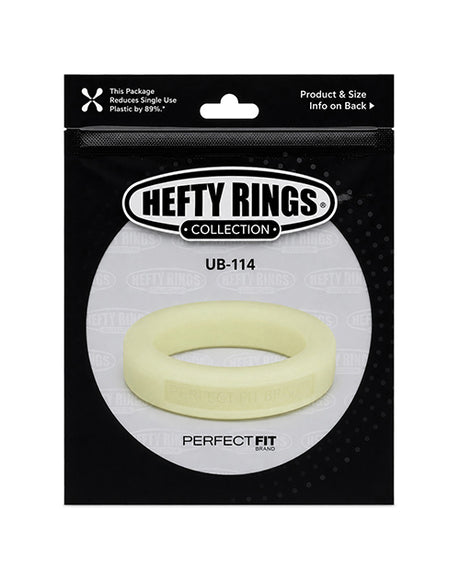 Perfect Fit Hefty Ring 1.4" Silicone - Glow In The Dark by Perfect Fit