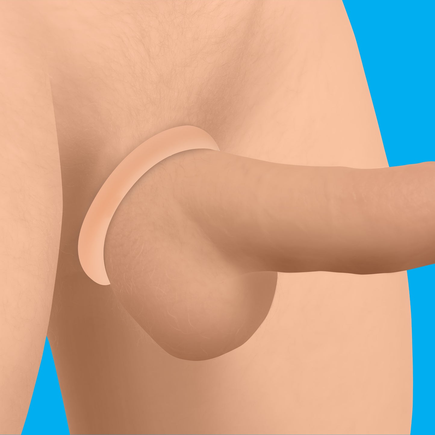 Discreet Silicone Cock Ring Set - Light by Jock