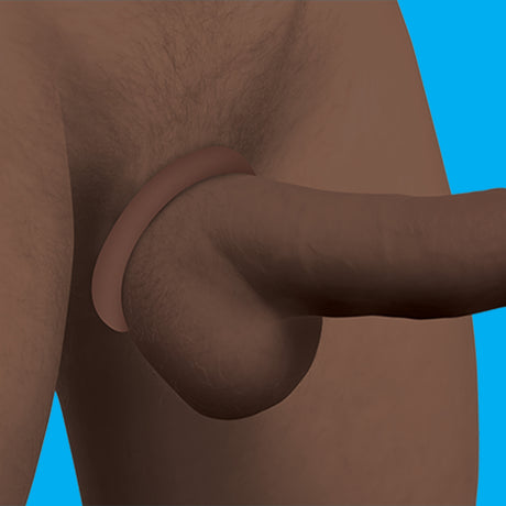 Jock Discreet Silicone Cock Ring Set — 3 Sizes, Dark - CN-09-0954-11