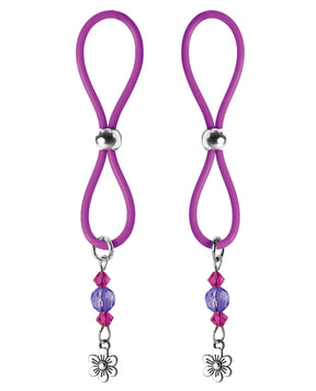 Bijoux de Nip Nipple Halos Flower Charm - Purple by Bijoux de Nip