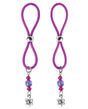 Bijoux de Nip Nipple Halos Flower Charm - Purple by Bijoux de Nip