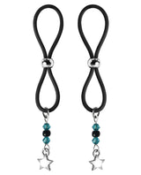 Bijoux de Nip Nipple Halos Star Charm - Turquoise/Black by Bijoux de Nip
