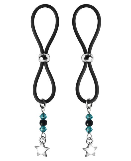 Bijoux de Nip Nipple Halos Star Charm - Turquoise/Black by Bijoux de Nip
