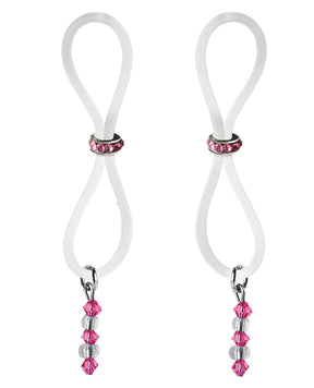 Bijoux de Nip Nipple Halos Pink Gem Slider - Pink/Clear by Bijoux de Nip